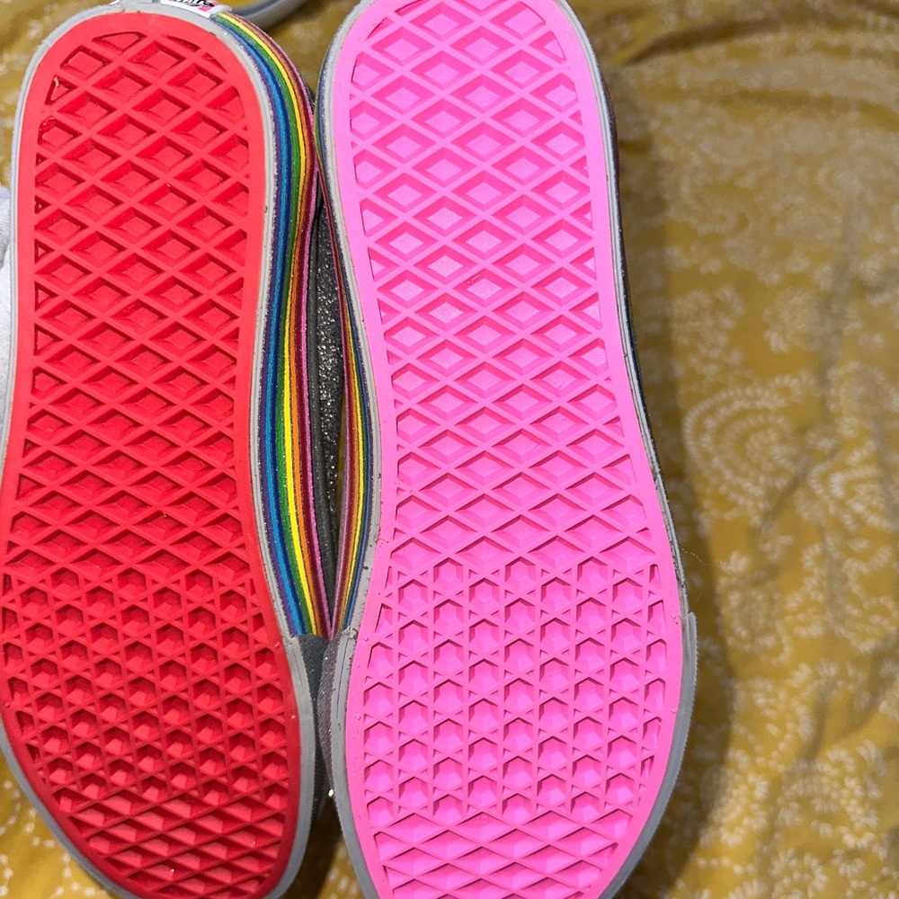 Rainbow Pride Glitter Vans - Picture 4 of 4
